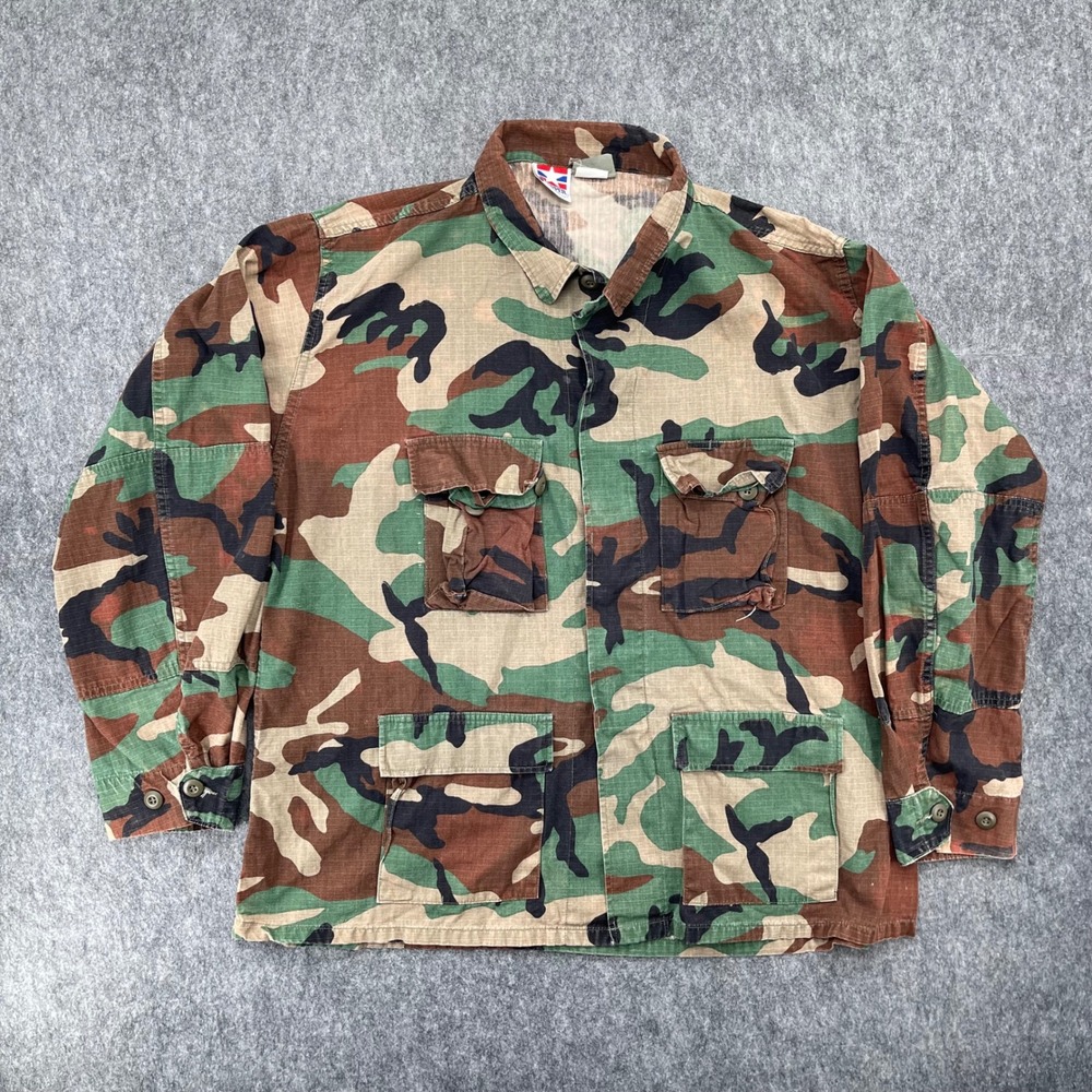 Propper Woodland Camouflage BDU Shirt Jacket Ripstop 2XL Reg